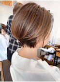 小顔ショート【ひばりヶ丘/ショート/ショートボブ/前髪カット】