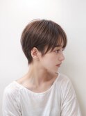 柔らかな丸みの美シルエットタイトショート２【髪質改善　梅田】