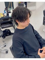 ブライト(BRIGHT)&nbsp;センターパートウルフツイストスパイラルパーマ