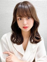 ラルユー 金山(LallYou)&nbsp;後れ毛が可愛い顔周りレイヤー/ナチュラルアッシュ/顔周り