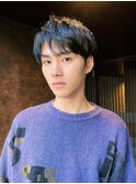 MEN’S HAIR/サーフカール/刈り上げセンターパート/表参道