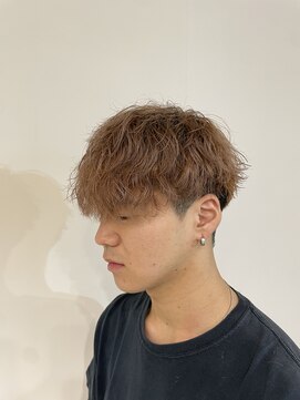 ニアウ 伊勢崎連取店(Niau) メンズマッシュツイストスパイラルパーマメンズパーマ