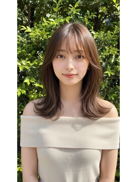 アルテマ(Ultimate) シフォンレイヤーミディ×透け感バング