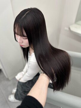 ベレーザ 渋谷(BELEZA) 16986髪質改善ネイビーグレージュ黒髪レイヤーブルーブラウン