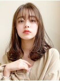 ミディアムレイヤー、外ハネボブ、グレージュ、脱白髪染め☆