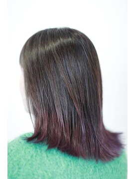 ノンスタイルノンコンセプト 美容室(Nostyle‐Noconcept) 毛先ハイライトボブデザイン