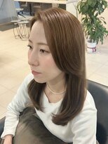 ノア(no_a)&nbsp;【四条烏丸】大人くびれミディレイヤー×ベージュブラウン