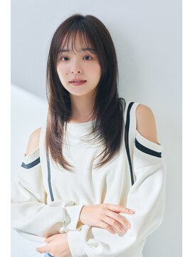 クロードモネエイチツーオーアヴェダ 東京駅ビルTOKIA(CLAUDEmonet H2O AVEDA) レイヤーカット/シースルーバング/[東京駅/丸の内