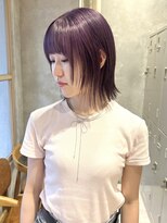 トマト(TOMTO)&nbsp;【RENA】レイヤーボブ_ピンクラベンダー