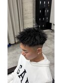 ツイストパーマ/メンズ/刈り上げ/眉毛/ツイスト