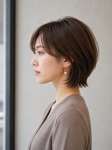 ネバーバイリンクス(NEVAR by LINKTH) 大人かわいいくびれショートボブ
