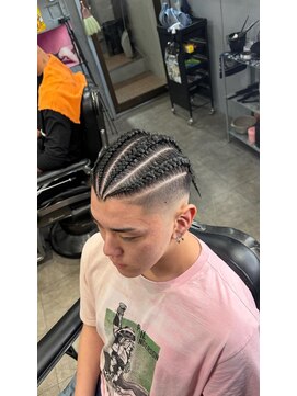 バーバーショップライズ 2nd(barber shop RAIzE) コーンロウ