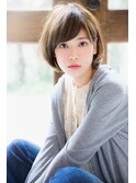 【aRietta馬場義隆】斜めバング　大人モテ愛されヘア　ショート