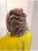 ミニマムnot×編み込みハーフアップヘアアレンジ