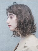 大人美髪セミディ柔らかフレンチボブヘア　ibrel 自由が丘