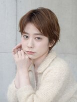 メゾンドイギー(MAISON de IGGY)&nbsp;シアーベージュなショートヘア＃大人かわいい＃ココアブラウン