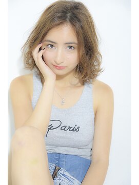 キートスバイガーランド (Kiitos by Garland) [Kiitos/吉祥寺]エリーローズ風☆切りっぱなしボブ02 ノームコア