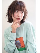 ジョエミバイアンアミ(joemi by Un ami) 《joemi 新宿》毛先パーマのウェーブ外ハネボブ 近江