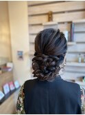 ☆パーティーアレンジ★下めアップ 結婚式 お呼ばれ☆castillo