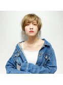 【Chill】大人かわいいホワイトアッシュクールショートパーマ◎
