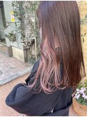 淡色好き必見！抜け感まろやかベージュにベビーピンク☆