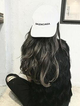 ルモア(RUMOR) Rumor×外国人ハイライト3Dカラー『ラベンダーグレージュ』