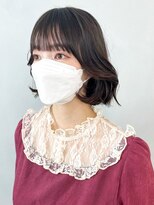 アイティーバイアルバム 松戸店(IT by ALBUM)&nbsp;タンバルモリボブ_グレージュカラーボブウルフ_ba422171