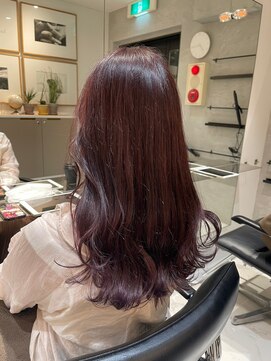 ヘアサロン ガリカ 表参道(hair salon Gallica) 大人フェミニンロング/ラベンダーココアブリーチなし
