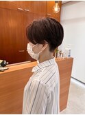 毛流れ 刈り上げ ショートスタイル