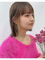 サンドシーン(sand scene)&nbsp;20代30代40代丸みショートボブマッシュ前下がりレイヤー