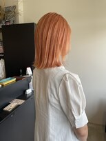エデル(edel)&nbsp;切りっぱなしボブとオレンジ