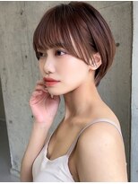 ボンドストーリー(Bond Story)&nbsp;丸みマッシュショート×マロンベージュ