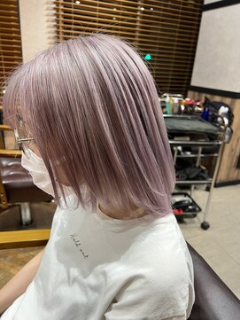 オーブ ヘアー リリー 博多2号店(AUBE HAIR lily) ピンクホワイトベージュカラー！