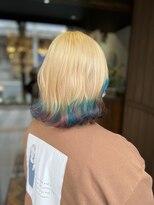 カフェアンドヘアサロン リバーブ(cafe&hair salon re:verb) 抜きっぱなし×裾カラー☆