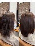 髪質改善ストレート