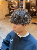 メンズハイライト ハイトーン  メンズショート