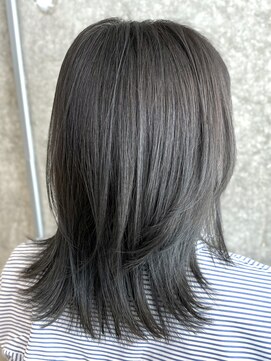 アヤラグランスパ 船橋店(AyaLA GRAN SPA) 【福田隆晃】ウルフレイヤー/レイヤーカット/ブルーブラック