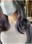 インナーカラー×むらさき