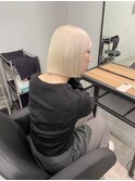 髪質改善/韓国/学割U24/20代/ブリーチ/ハイトーンボブ