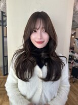 アリスバイアフロート 自由が丘(ALICe by AFLOAT)&nbsp;韓国くびれヘア／グレージュ／2wayバング【自由が丘】