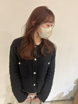 イル(ill) ダブルカラー ベージュカラー 暖色ベージュ ブリーチ ロング