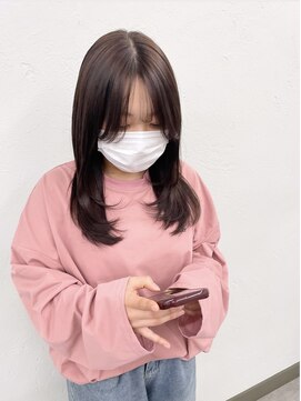 ガルボヘアー 桟橋店(garbo hair) アッシュブラウン高知美容院オイルカラーツヤカラー