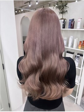 ジーナ 渋谷本店(Zina) 柔らかカラーが大人気"ペールラベンダー"『Shion』