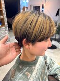 【Pleame hair WHITE 三上大夢】マッシュショート