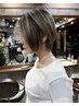 カット＋ダブルフルブリーチ＋シャドウルーツ＋トリートメント￥28000