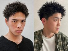 ザ ワンアンドオンリー シズオカ(The one and only. Shizuoka)の雰囲気（men's,メンズカット,フェード,パーマ,波巻きパーマ,ブリーチ）