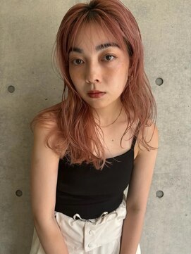 ライン(LINE) salmon pink