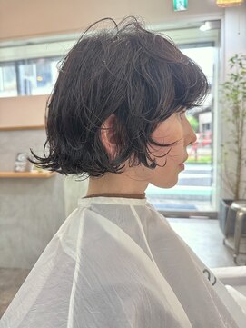 ソイ コンク 下北沢(soi conc) 【rip line bob】ニュアンスパーマ_ミニボブ_ボブパーマ