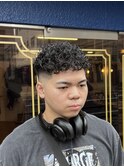 くるくるパーマフェード