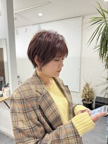 エルエスヘアー(LS HAIR)&nbsp;【片山陽基】赤味の少ないアッシュとクール寄りのくびれショート